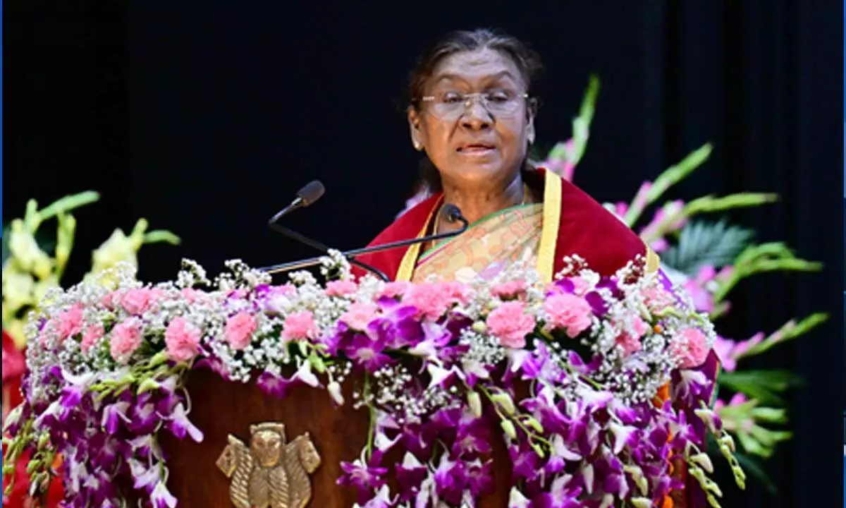 Serve rural areas, tribal people: President Murmu tells young doctors Serve rural areas, tribal people: President Murmu tells young doctors