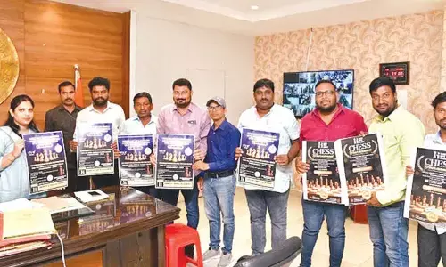 Collector unveils poster of All India Junior chess competition