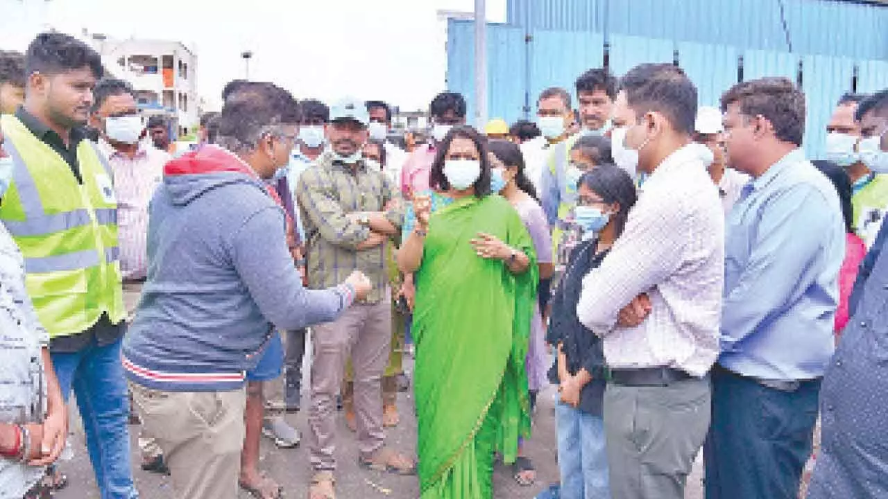 Mayor takes stock of development works Mayor takes stock of development works