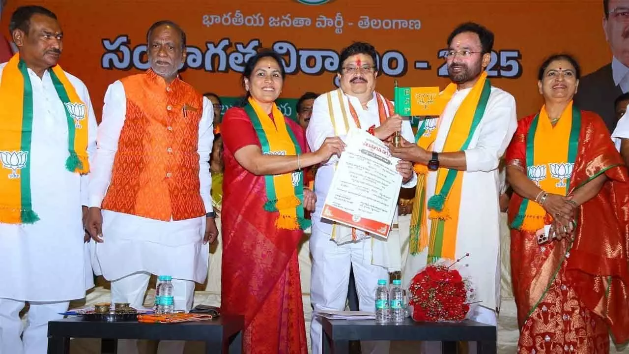 Winning polls our mission, says new TG BJP chief