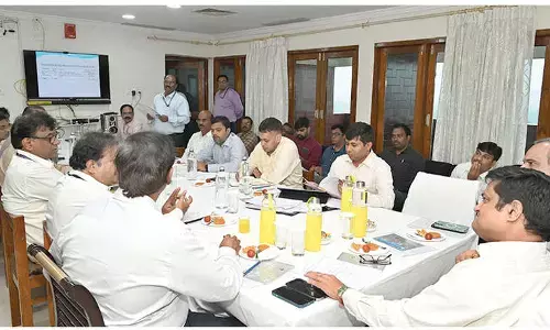 DRM visits Vizag Steel Plant