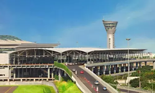 Five flights diverted due to bad weather at Hyderabad Airport