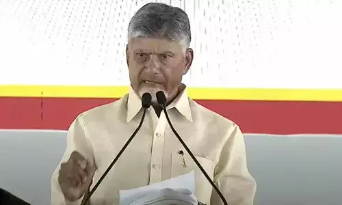 Chandrababu inaugurates development projects in Kuppam, announces free solar power