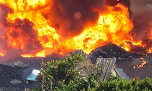 Bihar: Massive fire at Patna’s Saguna Mor, blaze engulfs upscale restaurant