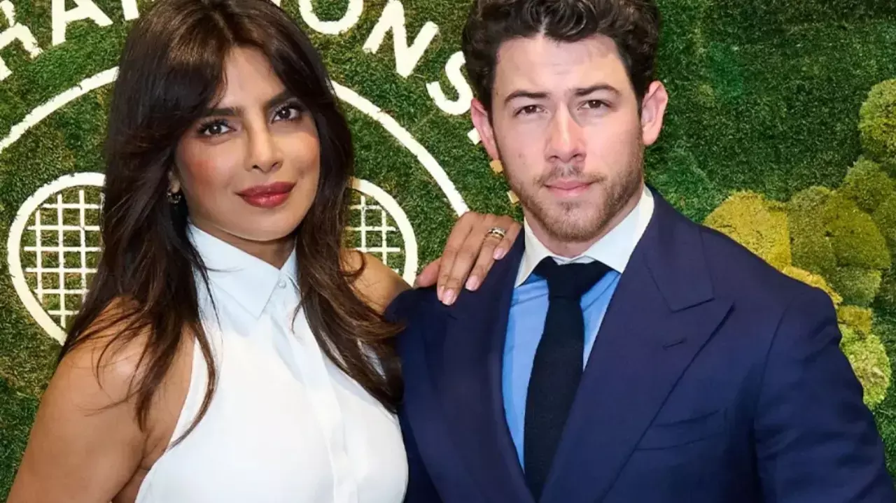 Priyanka Chopra Watches Wimbledon Tennis Match