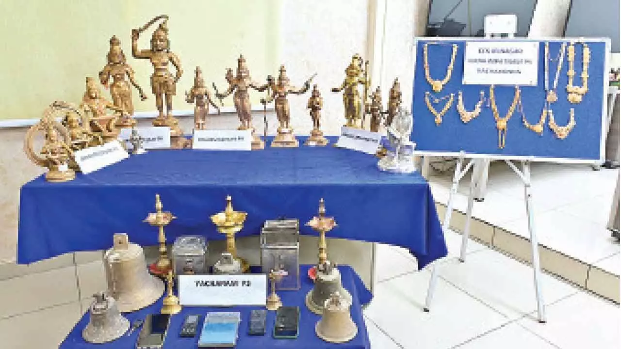 Gods return to their abodes as 3 idol thieves land in cops’ custody