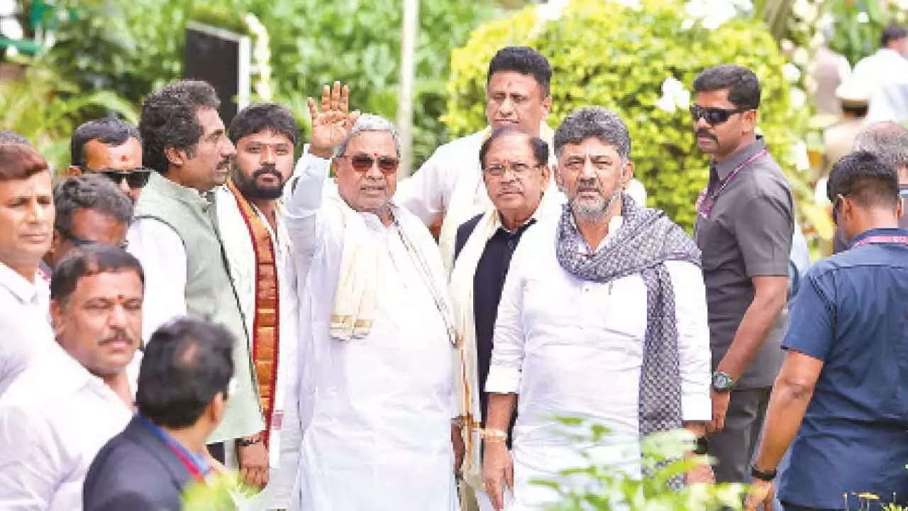 No dissatisfaction in the party: DK Shivakumar