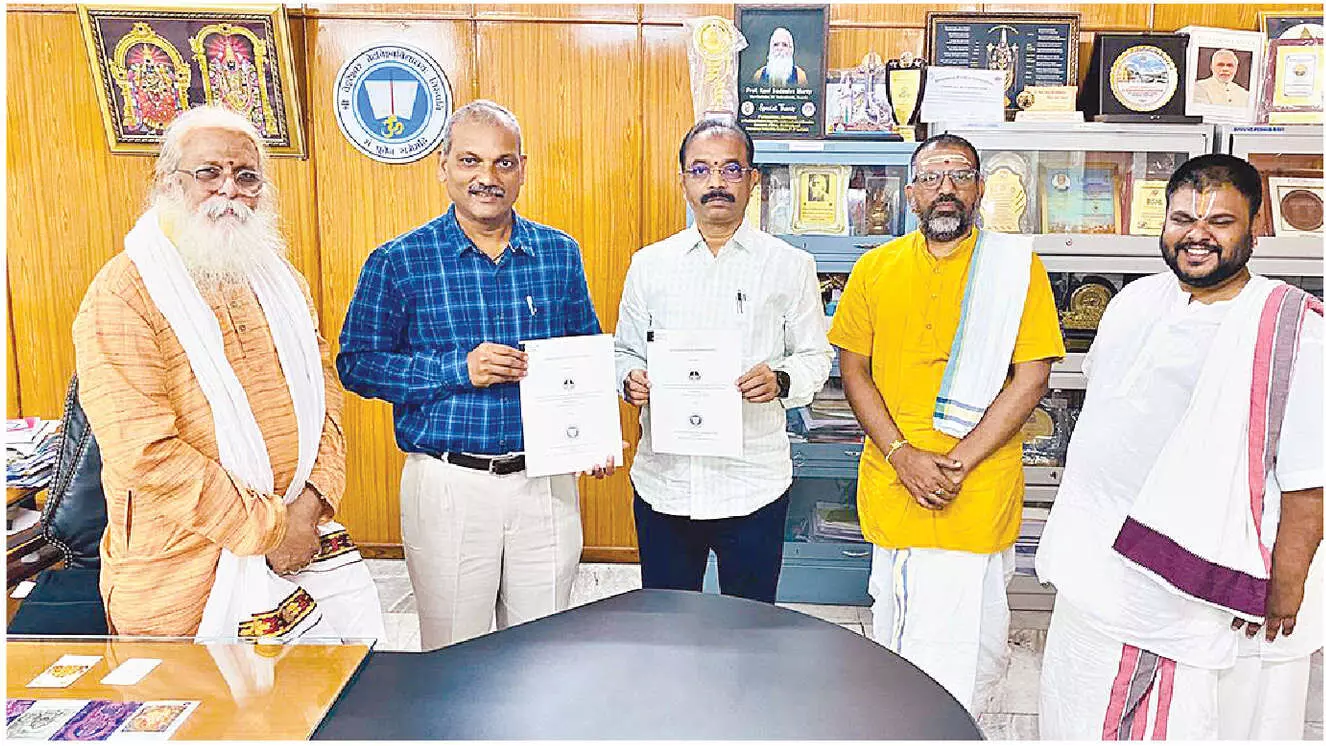 SVVU, NIIMH ink pact to blend Vedic wisdom with Ayurvedic heritage