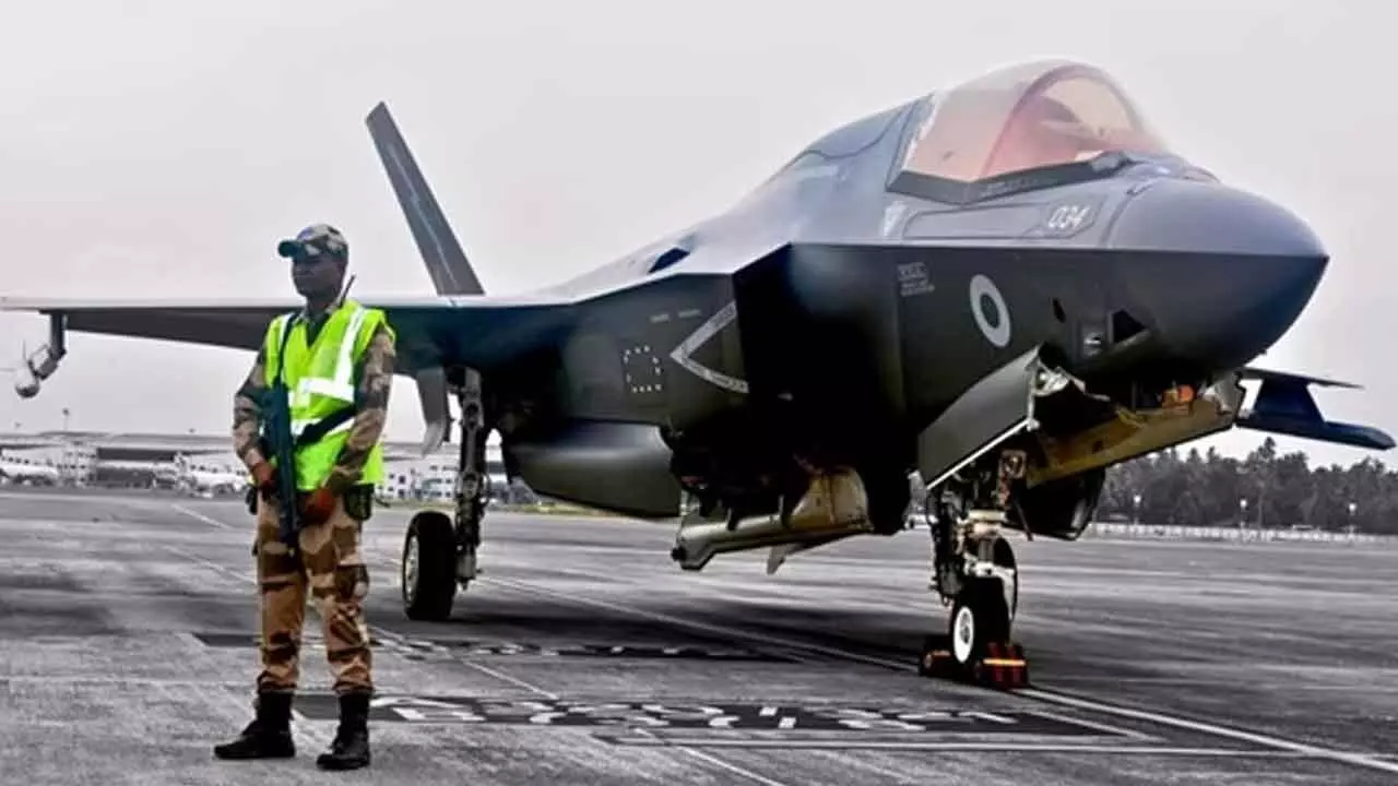 British F-35B Fighter Jet Remains Grounded In Kerala As 40-Member UK Repair Team Prepares For July 5 Arrival British F-35B Fighter Jet Remains Grounded In Kerala As 40-Member UK Repair Team Prepares For July 5 Arrival