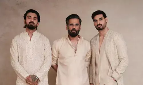 Sasur-damad duo Suniel Shetty and KL Rahul bond over their mutual love for cycling