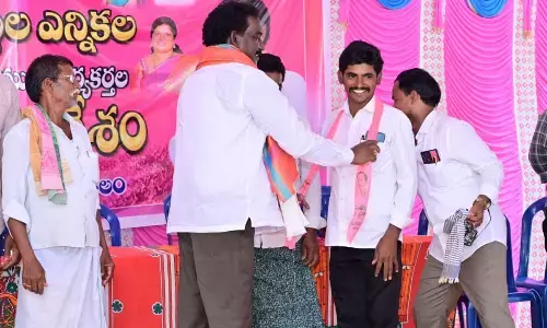 Basu Hanumanthu Naidu Calls on BRS Cadre to Ensure Pink Flag Flies in Every Village Ahead of Local Body Elections