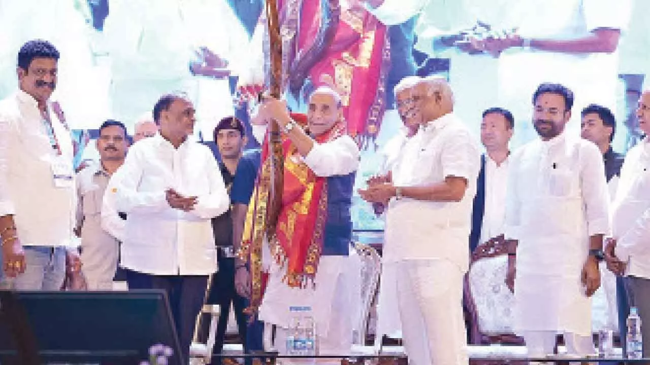 Warrior-saint Alluri is an inspiration: Rajnath Singh