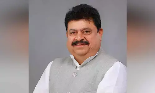 Ramachandra Rao offers prayers at Bhagyalakshmi temple, to take charge as Telangana BJP chief