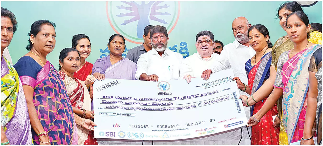 Interest-free loans for SHGs in TG from July 12 Interest-free loans for SHGs in TG from July 12