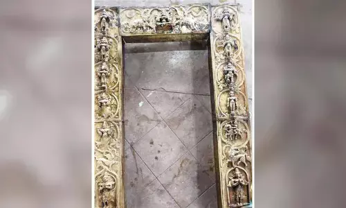 Vijayanagara-era doorframe discovered at Perdur temple