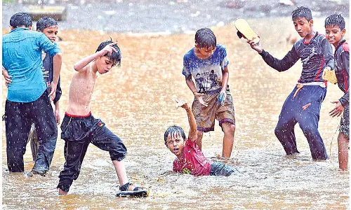 The good old monsoon showers