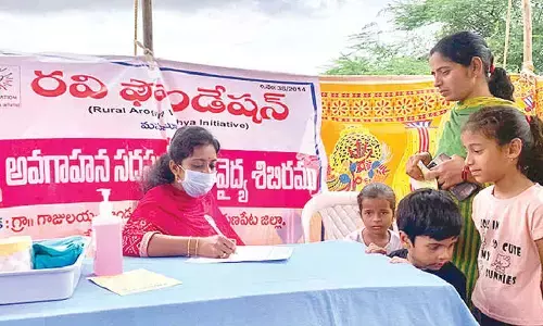 Ravi Foundation conducts free medical camp in tribal thanda