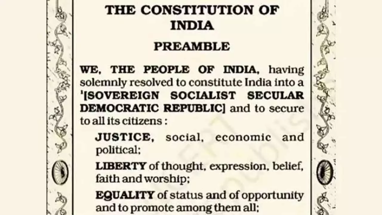 Secular and Socialist: A Constitutional debate beyond words Secular and Socialist: A Constitutional debate beyond words