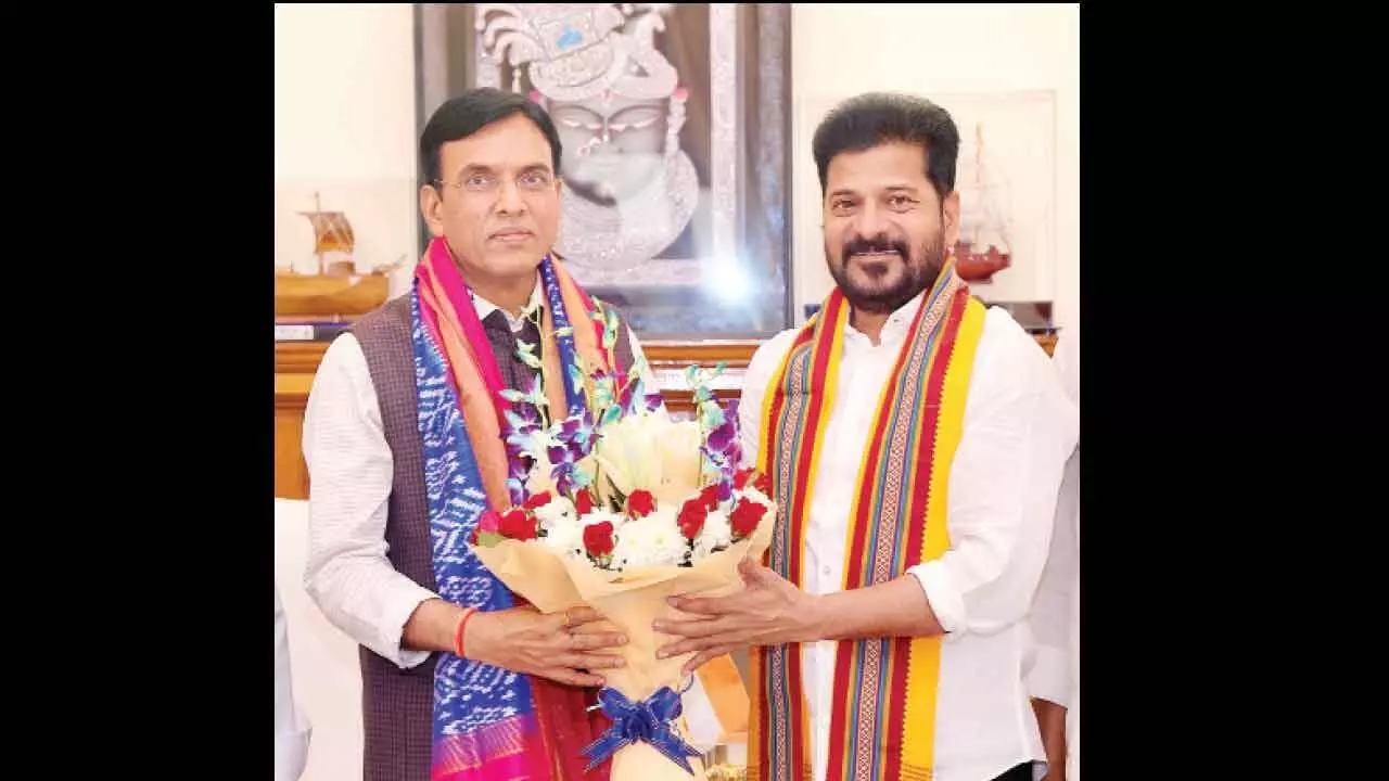 CM seeks Central funds to develop sports infra in TG CM seeks Central funds to develop sports infra in TG