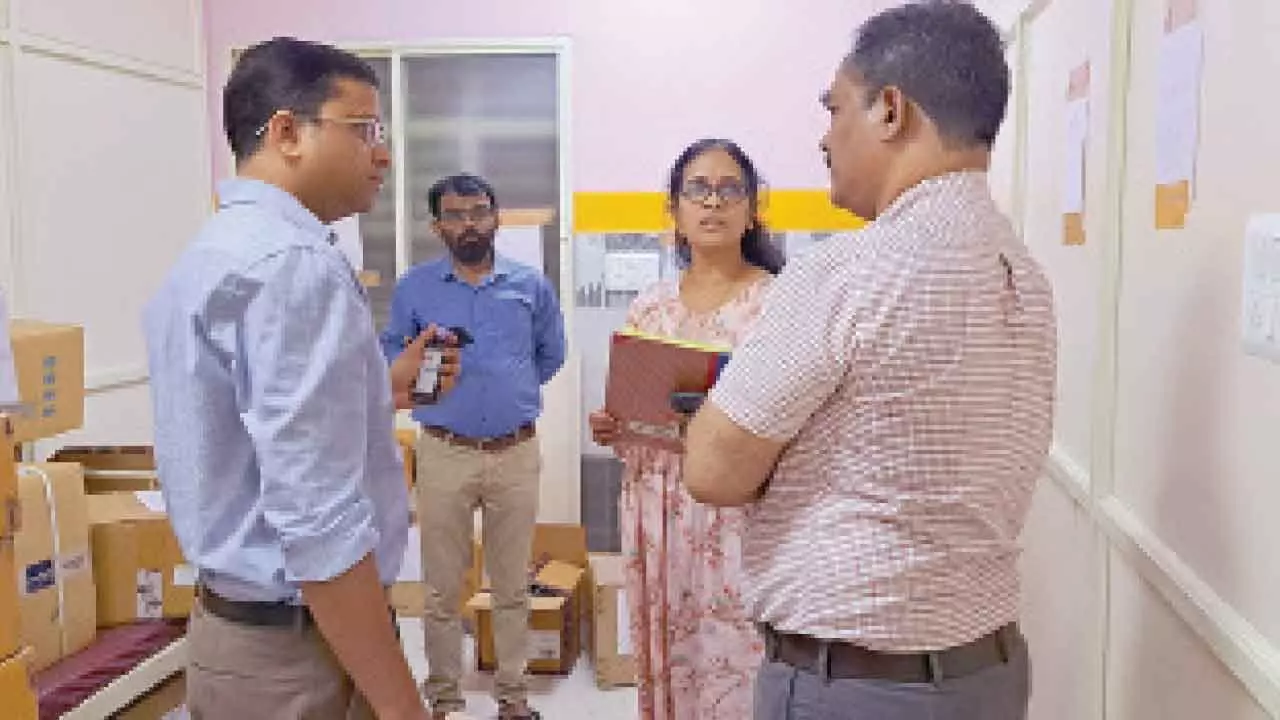 Arogyasri CEO conducts surprise inspections at Wellness Centres Arogyasri CEO conducts surprise inspections at Wellness Centres