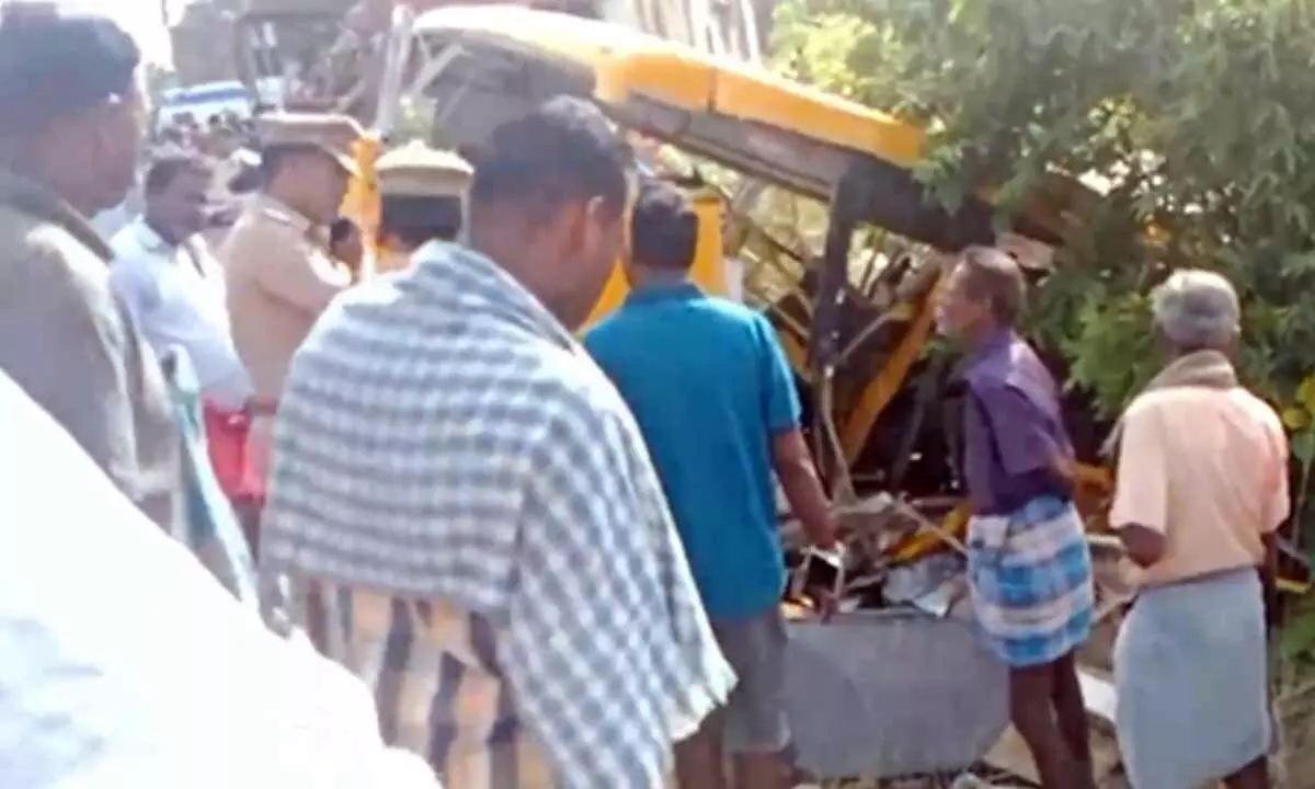 Train-school van collision: CM Stalin announces compensation
