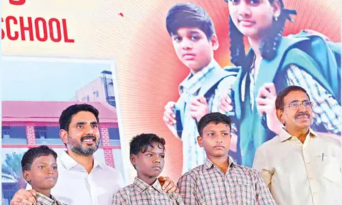 From the street to school!