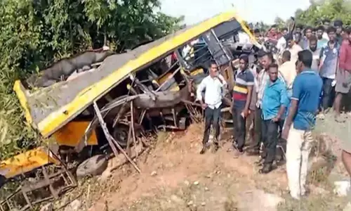 Train rams into TN school van: Two students die, railway gatekeeper suspended