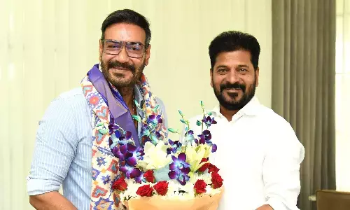 Ajay Devgan Meets Telangana CM to Discuss International Film Studio Plans