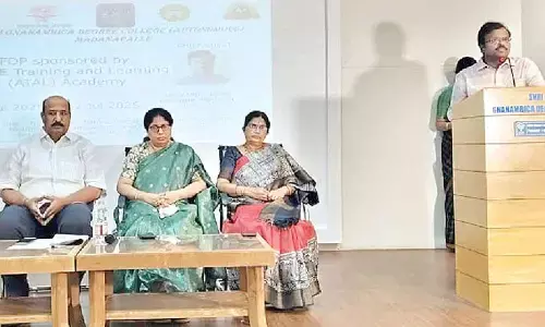 AICTE-ATAL FDP on AI begins at Gnanambica College