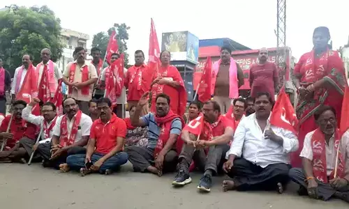 Nationwide Strike Disrupts RTC Services in Bhadrachalam