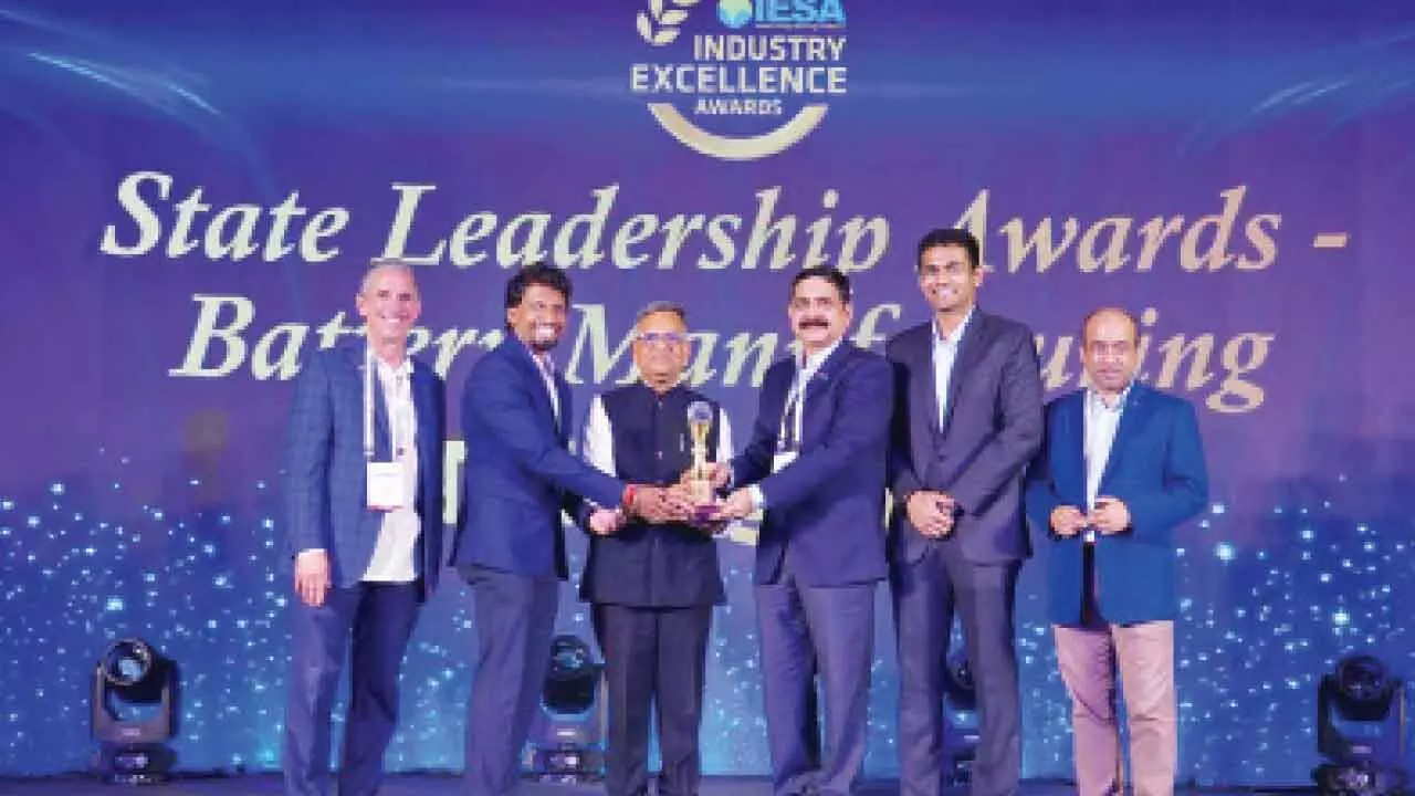 TG bags IESA Industry Excellence Award for leadership in battery mfg TG bags IESA Industry Excellence Award for leadership in battery mfg