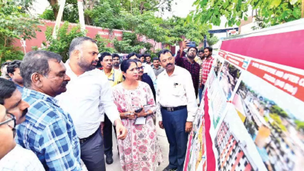 PMO director inspects TG’s 2BHK housing scheme PMO director inspects TG’s 2BHK housing scheme
