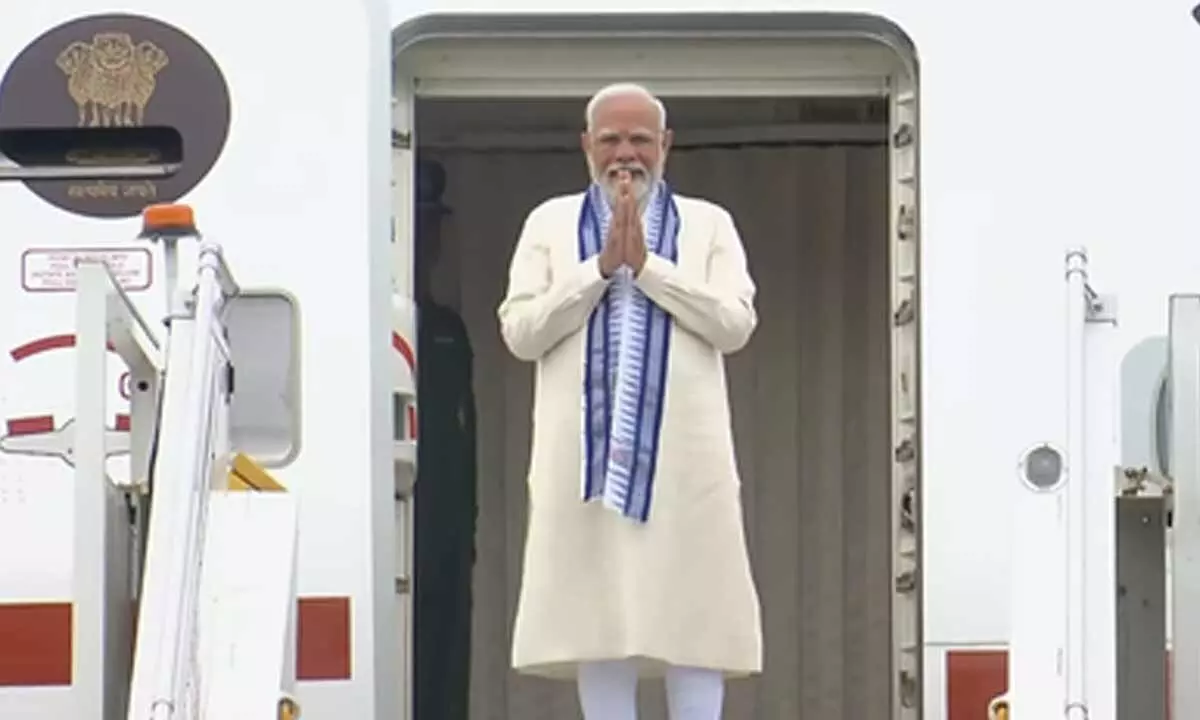 PM Modi arrives in Delhi after concluding productive and successful 5-nation tour PM Modi arrives in Delhi after concluding productive and successful 5-nation tour