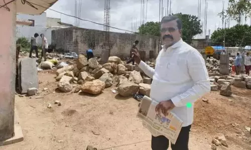 MLA’s Aide Accused of Encroaching Panchayat Land in Gattu Mandal