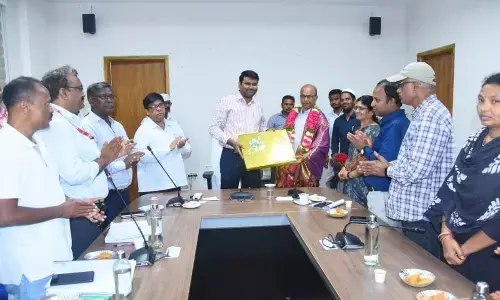 Farewell Ceremony Held for Officer Ramesh Babu; Collector Commends Outstanding Service to the District