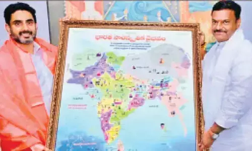 BRS fumes over BJP’s India map excluding Telangana, demands apology