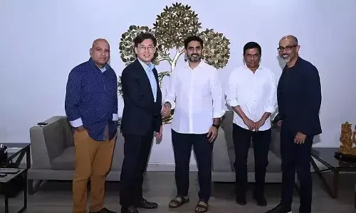 Nara Lokesh meets Kush Tech CEO invites to set up D2M technology