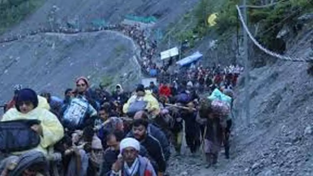 Amarnath Yatra: 10th batch of over 6,400 pilgrims leaves Jammu