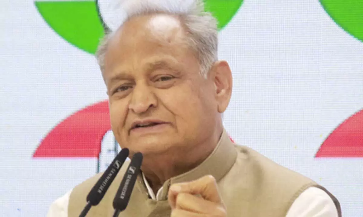Govt boasting of one and a half years vs five years’ can’t even conduct basic elections: Gehlot Govt boasting of one and a half years vs five years’ can’t even conduct basic elections: Gehlot