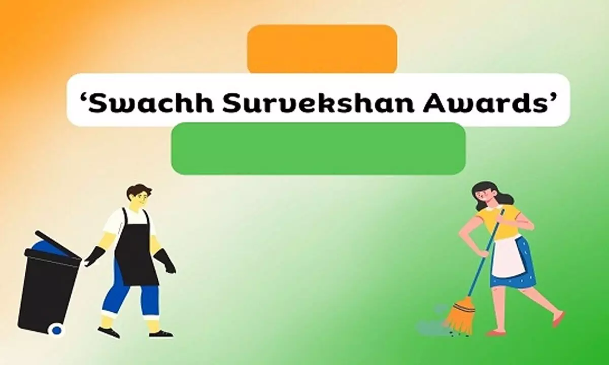 Andhra Pradesh cities shine at Swachh Survekshan awards Andhra Pradesh cities shine at Swachh Survekshan awards