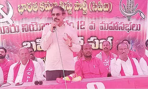 CPI flays govt for sidelining people’s issues