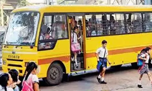 Free bus facility for students in govt schools