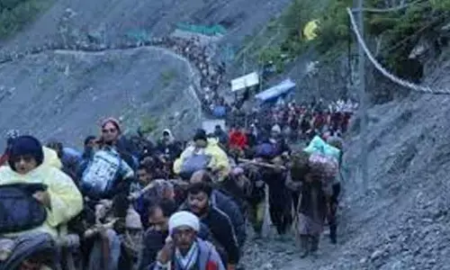 Amarnath Yatra: 10th batch of over 6,400 pilgrims leaves Jammu