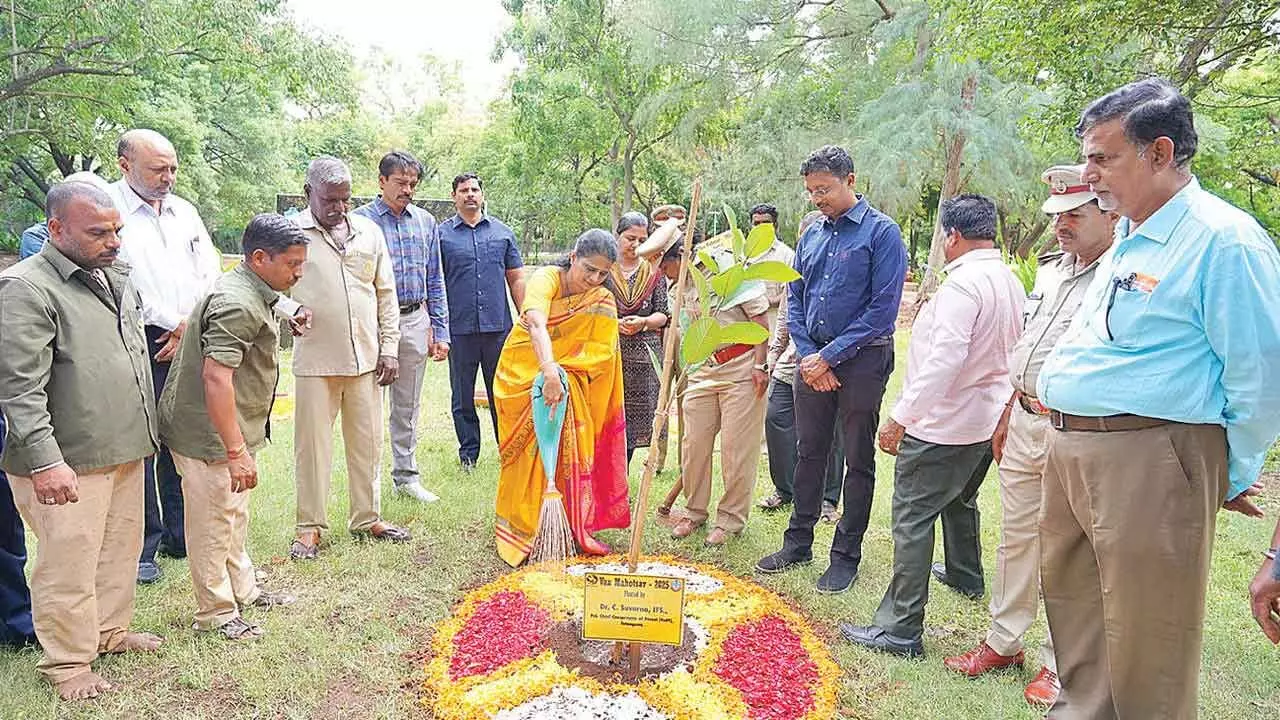 Vana Mahotsavam held at Nehru Zoo Park Vana Mahotsavam held at Nehru Zoo Park