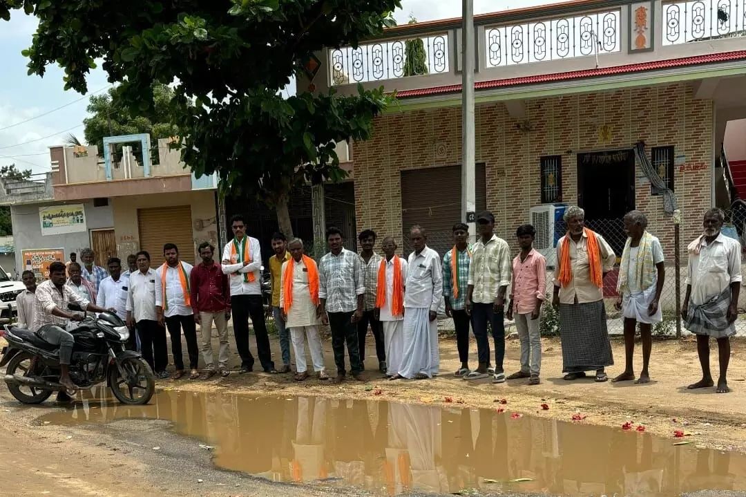 Overflowing Drains, Mosquito Menace: BJP Flags Neglect in Jogulamba Gadwal Village