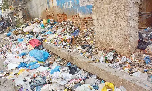 Garbage mounds raise hackles of residents