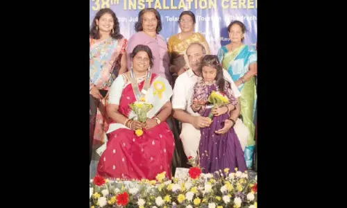 Varalaxmi is new chief of Rotary Club Bhadrachalam unit
