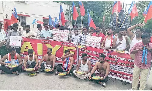 AIYF demands job notifications, unemployment allowance