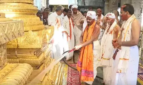 Koil Alwar Tirumanjanam ritual conducted at Tirumala temple