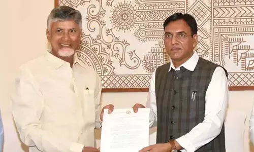 Chandrababu meets union minister Mansukh Mandaviya in Delhi